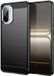Techsuit Carbon Silicone Back Cover Zwart voor OnePlus Nord CE5