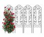 Relaxdays Klimplantenrek - Set van 4 - 115 x 32 cm - Staal