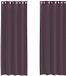 vidaXL Gordijnen voile met doorvoertules 2 st 140x300 cm paars
