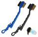 Brosses ondulées double face avec mousqueton, set de 2