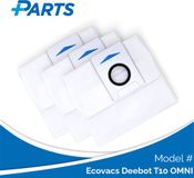 Ecovacs Deebot T10 OMNI Sacs d'aspirateur (3 Pièces, alternative Plus.Parts® à D-DB03-0003)