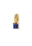 PURELEI Bedeltje LEI Geboortesteen September Lapis Lazuli Goud Staal