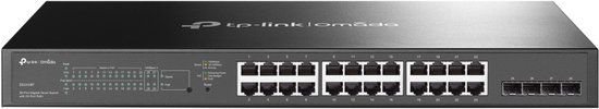 TP-Link JetStream TL-SG2428P - Managed Gigabit PoE+ Switch - 24-Port - L2/L2+ - Black