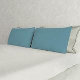 Italian Bed Linen Max Color Kussensloop, effen, 100% katoen, messing, 52 x 82 cm