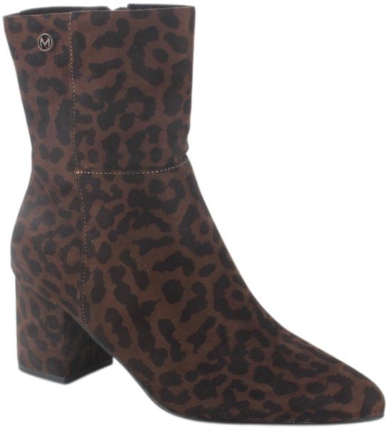 Mexx Pam Mila Heeled Ankle Boot Brown Dames - Maat 40