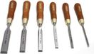 Narex Steekbeitel set 6 delig in koffer - 6, 10, 12, 16 , 20, 26 mm