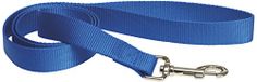 Chapuis Sellerie Hondenriem van nylon, 15 mm x 1,2 m, maat S, oranje, M, Blauw