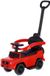 SUN BABY Mercedes-Benz G Loopauto 3-in-1 met Duwstang - Rubberen Wielen - Vanaf 12 Maanden - Rood