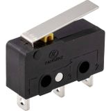 TRU COMPONENTS TC-9122112 Microcontact 250 V/AC 5 A 1x on/(on) Moment 1 pièce(s)