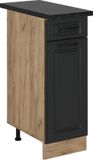 Vicco R-Line Keukenonderkast – 30 cm, WB Antraciet Antraciet landhuis