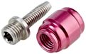 SRAM Push-On Sleeve voor hydraulische leiding, rood/zilver