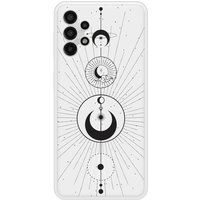 Samsung Beschermende siliconen case compatibel met Galaxy A13 4G Moon Circles