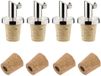Westmark 4 schenktuit »Inox Oil Special« + 4 vervangende kurken
