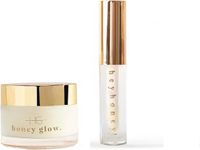 HG AESTHETICS Glow & Shine Duo – HeyHoney Lip Volumizing & Voedend Serum met Hyaluronzuur & Plantaardige Oliën 10 ml + HoneyGlow Ceramide Gezichtscrème SPF 15 50 ml