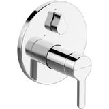 Hansa designo afbouwdeel rond m. decorset voor inbouw badkraan met omstel chroom 81119563