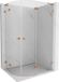 Mexen Lunar L cabine de douche semi-circulaire charnière droite 100 x 90 cm, transparent, cuivre brossé