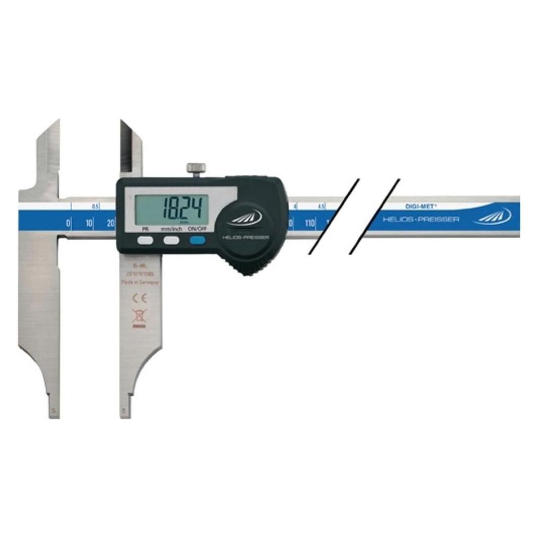Helios Preisser Meter Werkplaats Schuifmaat DIN862 DIGI MET 300mm dig. m. Punten H.PREISSER