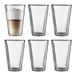 Bodum Canteen Glazenset - 6-delig - Dubbelwandig - 0.4L - Transparant