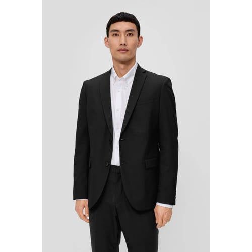 s.Oliver BLACK LABEL slim fit blazer zwart