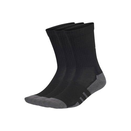 adidas uniseks-volwassene Essentials Climacool Crew 3Pp Socks, Black/Grey Six, 37-40