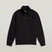 G-STAR Premium Core Half Zip R Sw L\s Heren Trui - dk black