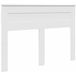 Tête de lit blanc 160 cm bois d'ingénierie
