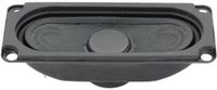Visaton SC 3.7 ND WP - 8 Ohm 2.8 inch 7 cm Breedband-luidspreker 3 W 8 Ω Zwart Ovaal