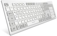 Sharkoon OfficePal K30W QWERTZ Duits Wit