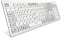 Sharkoon OfficePal K30W QWERTZ Duits Wit