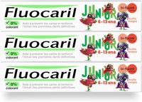 FLUOCARIL Dentifrice Enfant 6‑13 ans Fruits Rouges Bi‑Fluoré 3x75 ml