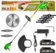 Procraft PTA24 coupe-bordure sur batterie 20 V 150 mm + 2x batterie 2,0 Ah + chargeur