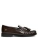 Tommy Hilfiger leren loafers met franjes - donkerbruin