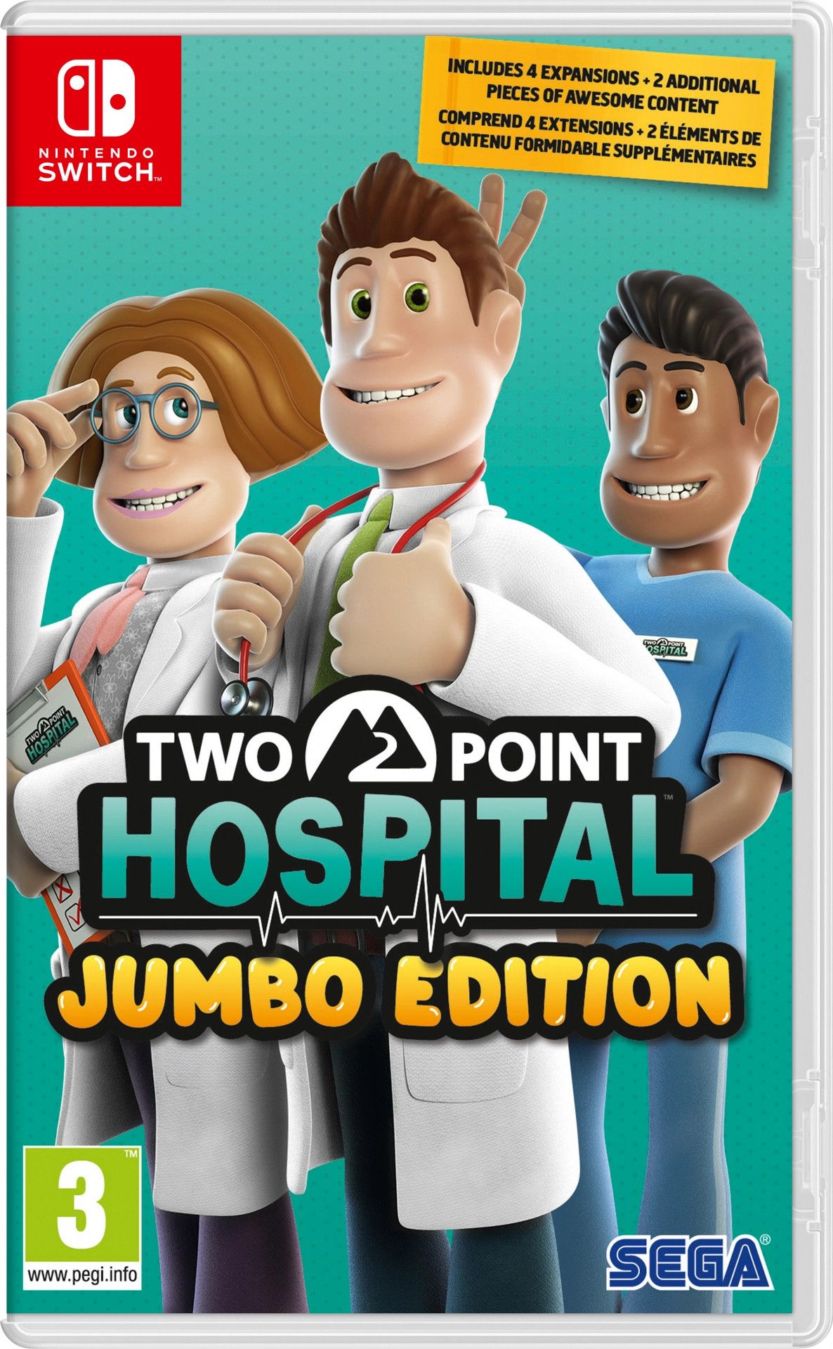 Sega Two Point Hospital - Nintendo Switch - Jumbo Edition