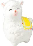 Home & Styling Alpaca tirelire blanc dolomite 12 x 16 cm