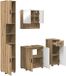 vidaXL Badkamermeubel Set 4-delig Artisan Eiken 61 x 35 x 64 cm