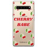 ERT GROUP Telefoonhoes voor Samsung S10 5G origineel en officieel gelicentieerd Babaco patroon Sweet 90's 016