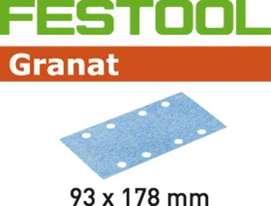 Festool schuurpapier Granat 93x178mm K80 50st