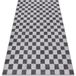 Rugsxs Tapis AURA EB112 gris - Échiquier, texturé, 80x150 cm