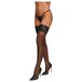 Obsessive Matildea - bas autofix en dentelle (noir) - L/XL