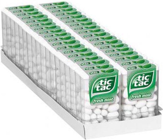 Tic Tac Mint - vanille en mint smaak - 36x 18g