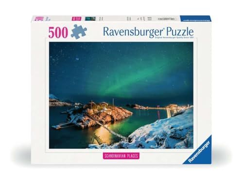 Ravensburger Scandinavian Places, Northern Lights in Tromsø, Noorwegen - 500 stukjes