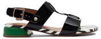 Maciejka sandales femme en cuir naturel noir avec talon de 2,5 cm et bride réglable modèle K745501001