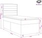 vidaXL Boxspringbed met matras, donkergrijs, 90 x 190 cm, gestoffeerd
