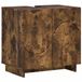vidaXL Badkamerkast Gerookt eiken 60 x 41 x 58 cm Bewerkt hout