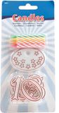 Folat Party Products Folat Kaarsenset vrolijke kleuren met cijfers