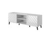 Meuble TV design blanc brillant 150 cm