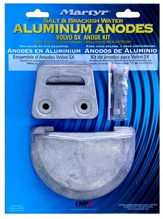 VOLVO Penta Anode kit SX aluminium/magnesium