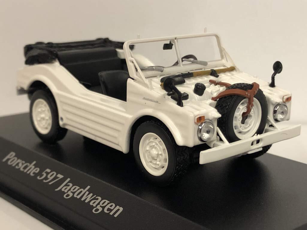 Maxichamps Porsche 597 Jagdwagen 1954 Wit 1-43