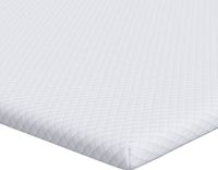 vidaXL Traagschuim Matras Topper 90 x 200 cm 3,5 cm Dik Zacht Wit