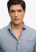 Superdry - Poplin Overhemd Met Lange Mouwen En Cut Away Kraag - Heren - Lange mouwen shirts